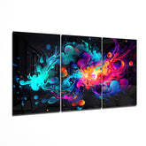Colors of Space Mega Glass Wall Art.